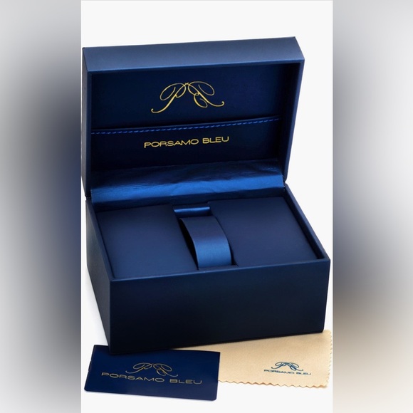 PORSAMO BLEU women’s DahliaSilicone StrapWatch, 34mmColor: Silver-White - Picture 5 of 5